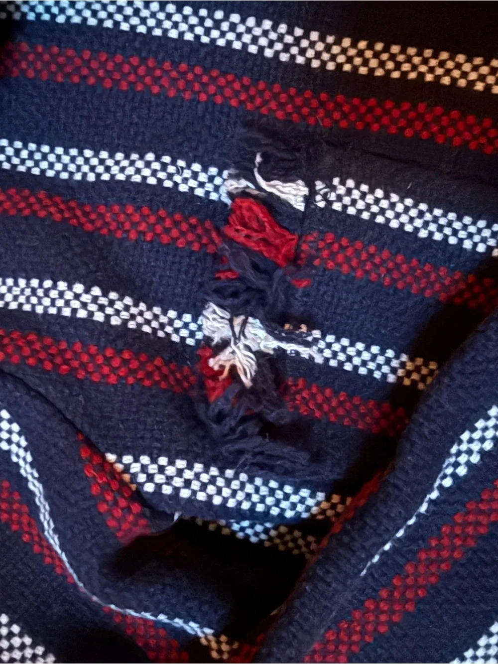 Oscar De La Renta Red and and Blue Blazer- Show Sample Fall 2018